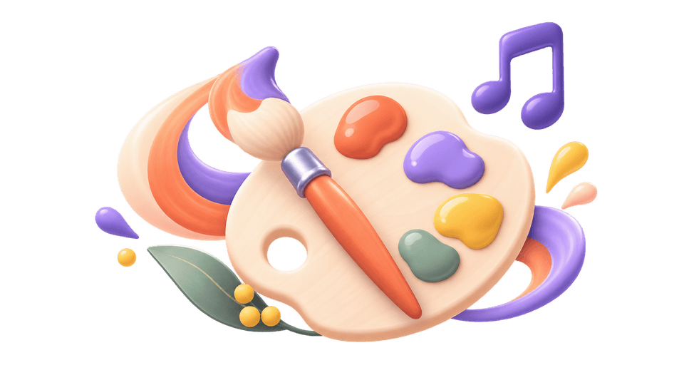 The Arts tutoring illustration for Australian students